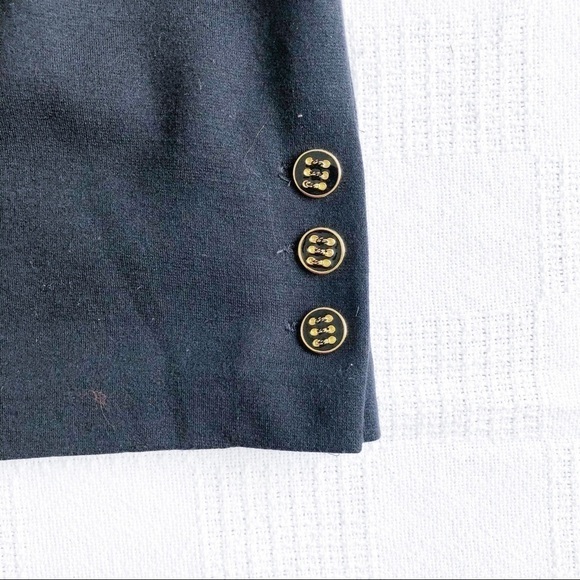 Cache Wool Pencil Skirt Button Accents size 10 - Picture 2 of 7